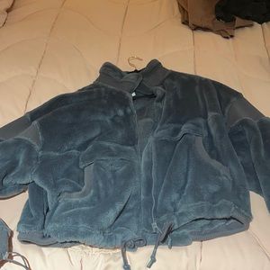 Free people fuzzy zip up